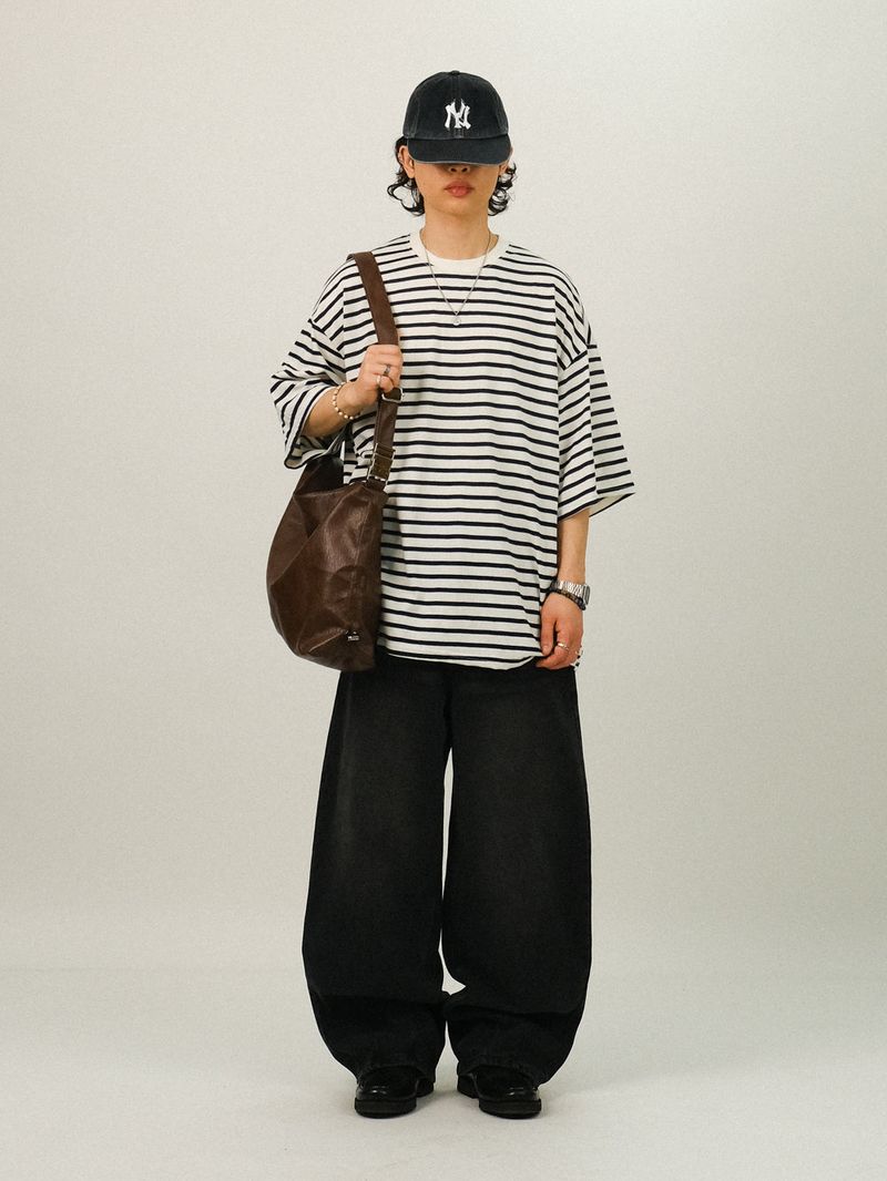 CO Back Pocket Wide Denim Pants