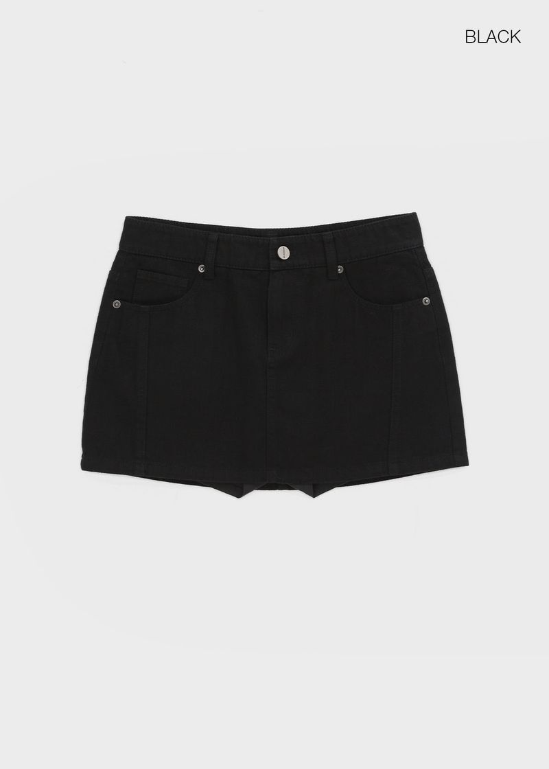[MADE] Vuel Linen-Like Mini Skort