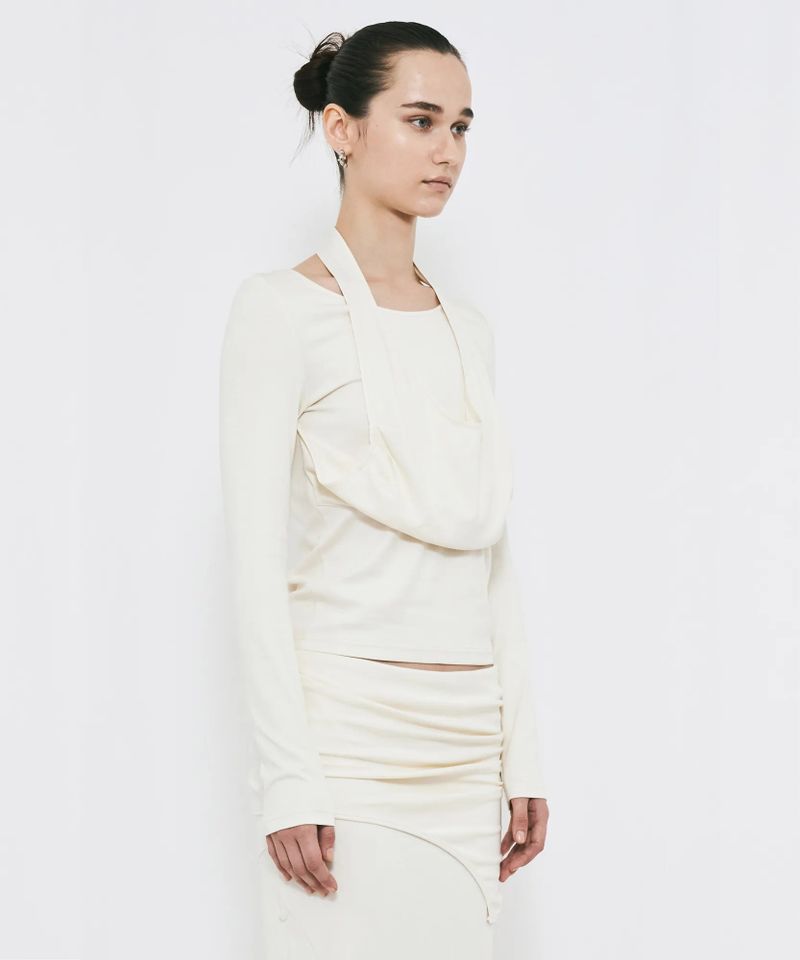 2WAY DRAPE LONG SLEEVE