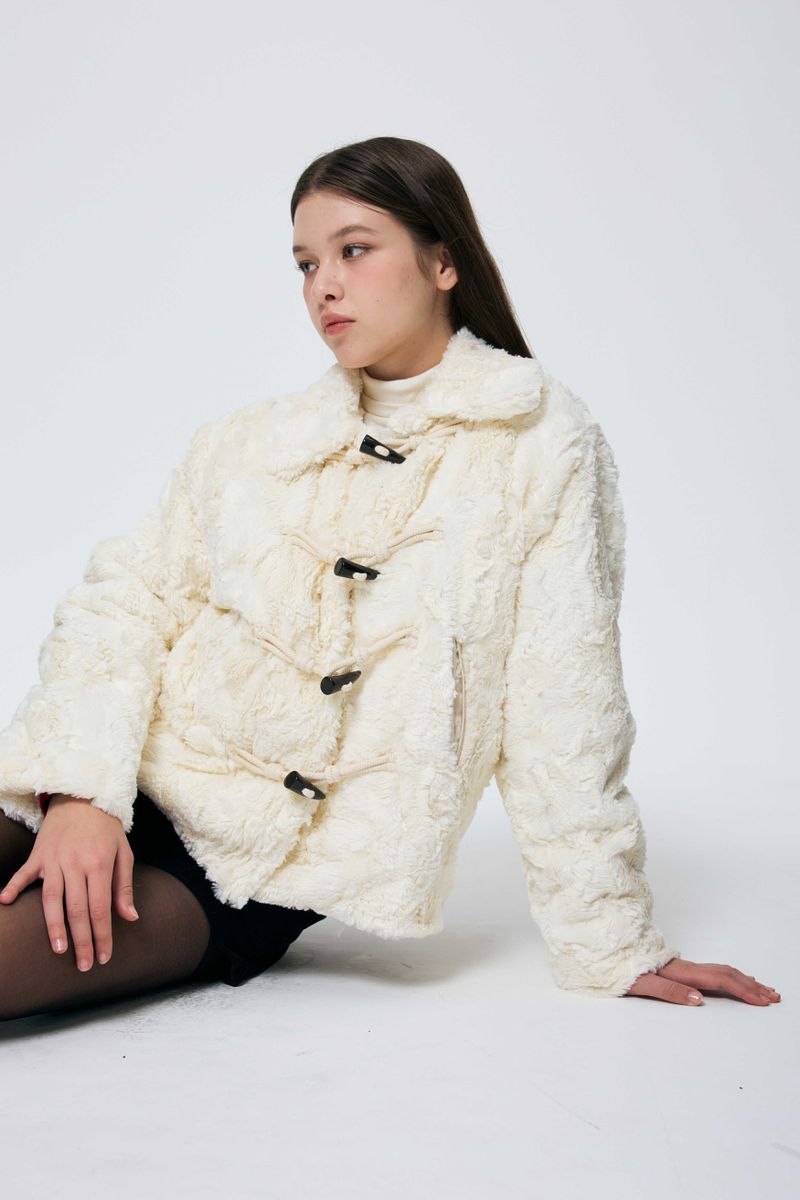 COZY FUR JACKET / WHITE