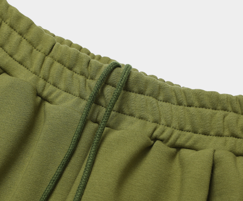  Liu Pin Tuck String Wide Banding Pants