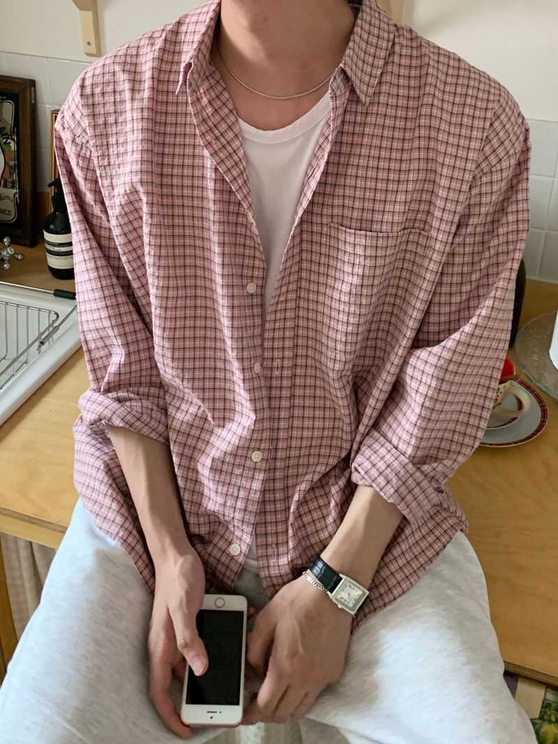 WHAT A LOOK（ワット ア ルック）の「[大人気] ローマチェックシャツ（トップス）」