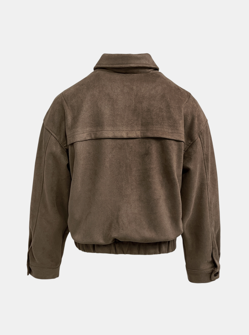 Oakland Suede Zip-up Jacket