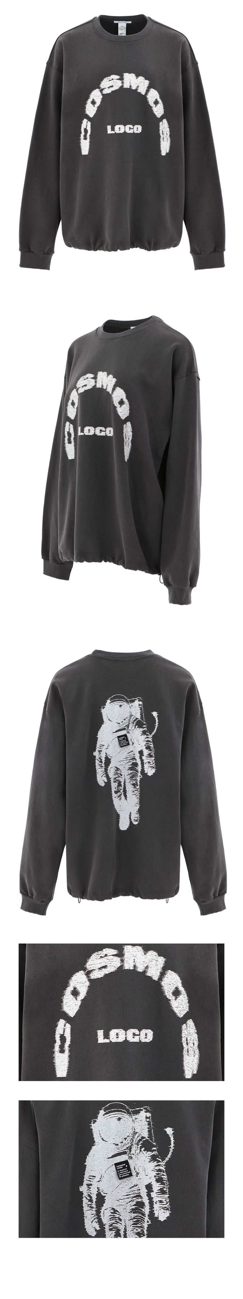 COSMOS T-SHIRT IN DARK GREY