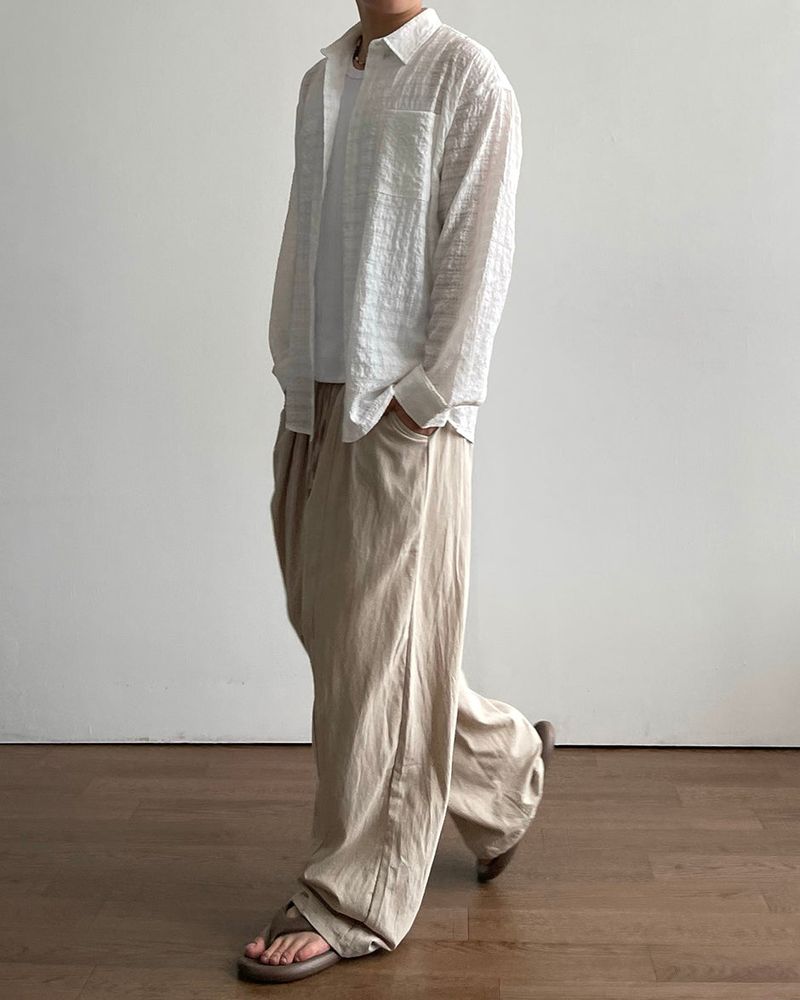Flo Linen Wide Pants