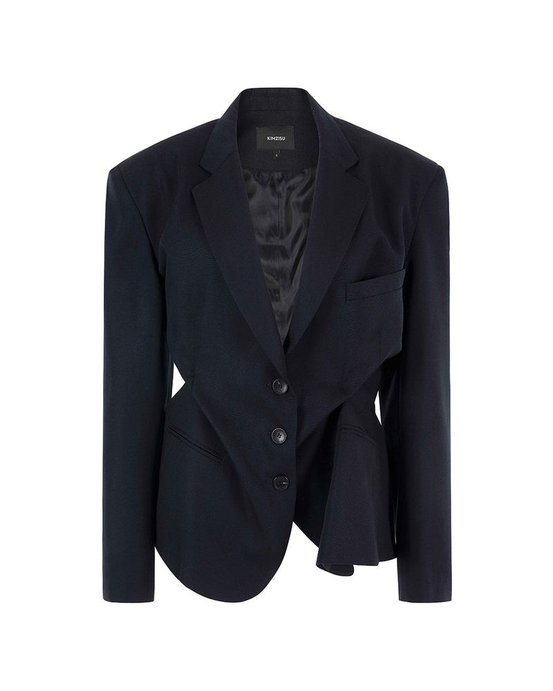 DOZI - Pinched Tailored Jacket _ Navy