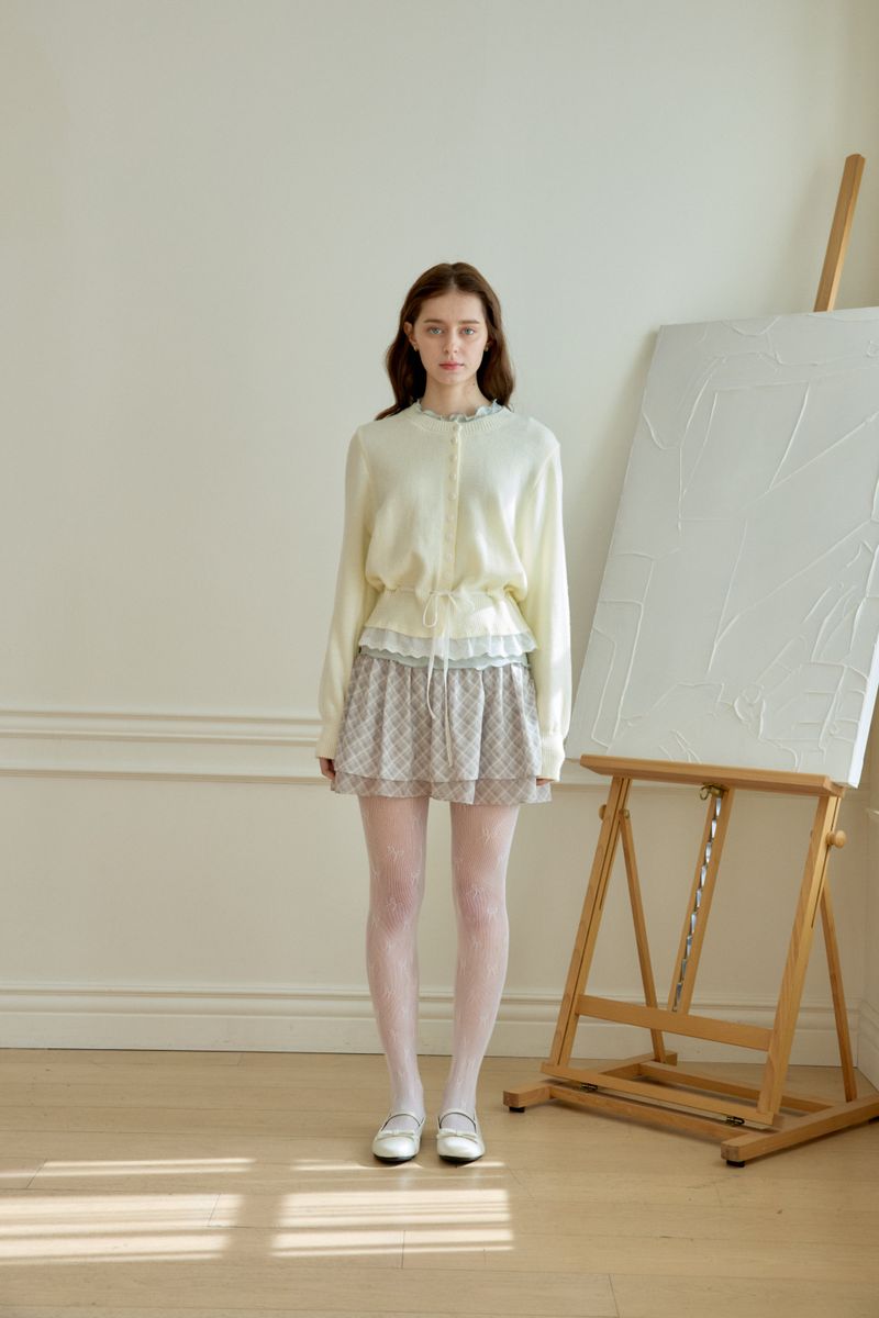 BLOOMING LACE KNIT CARDIGAN