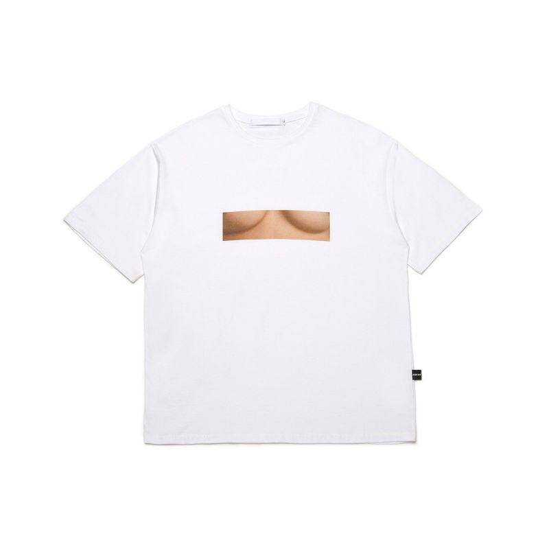 FAKE UNDER BOOB CROP T-SHIRT