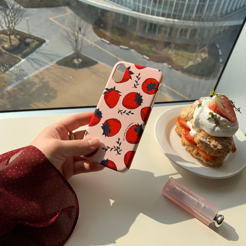 ストロベリー スマートフォンケース