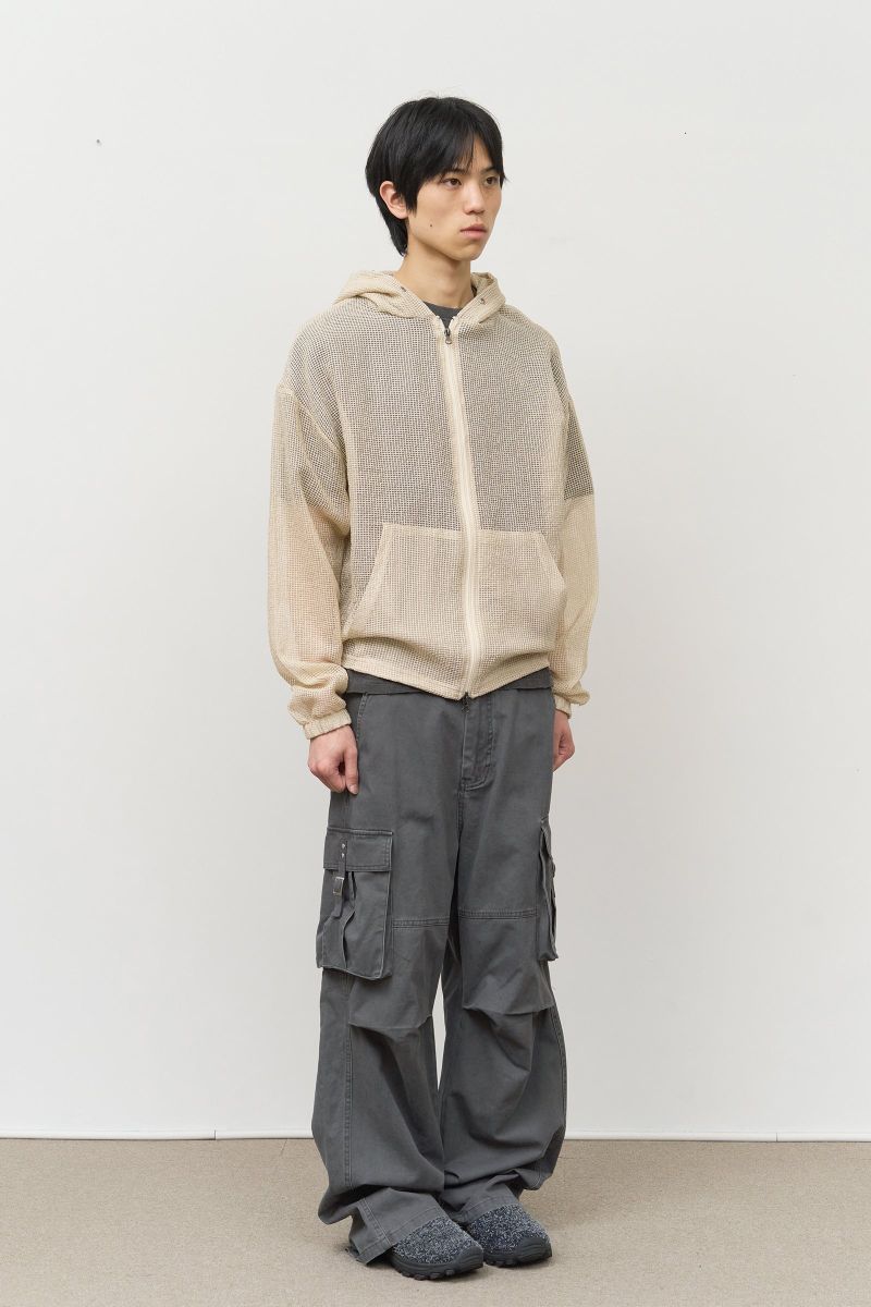 Noka Mesh Hooded Zip Up