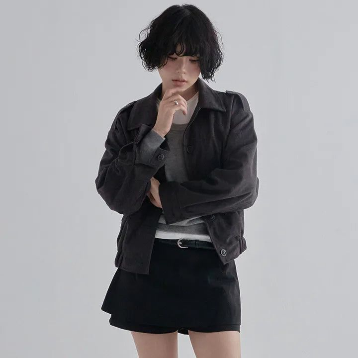 blitti（ブリッティ）の「[Horant] Suede Banded Short Jacket - 2 Colors（Jackets/Outerwear）」
