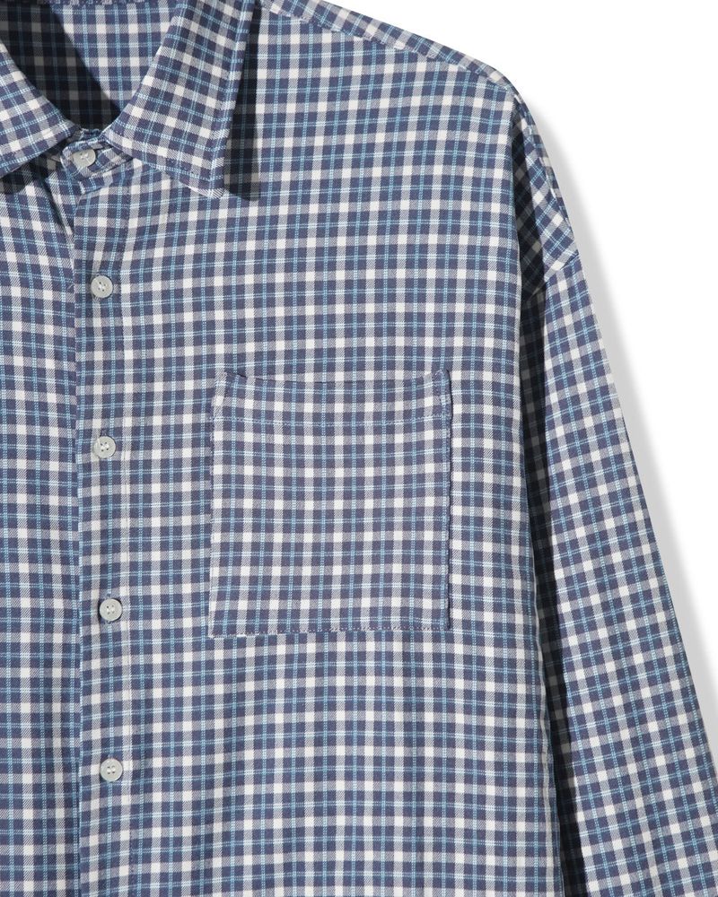 N Semi Crop Check Shirt