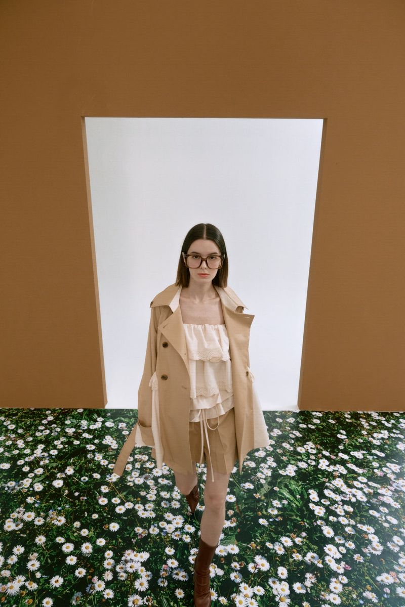 ROMANCHIC（ロマンシック）の「ラッフルバックトレンチコート（ジャケット/アウター）」