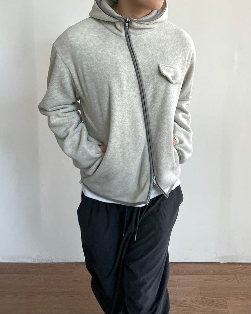 Noti Fleece Hood Zip-up