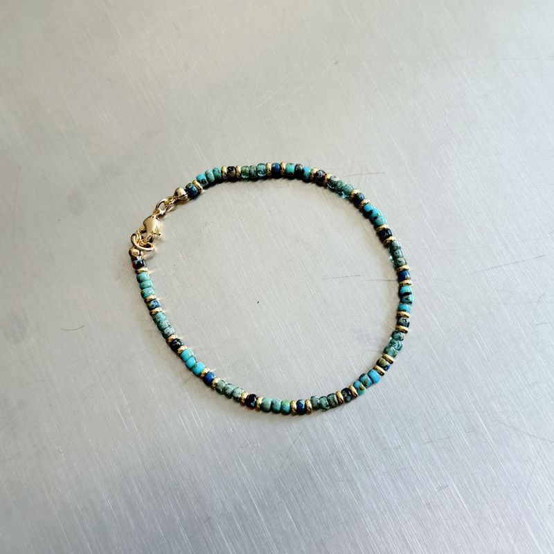 Turquoise Bead Bracelet