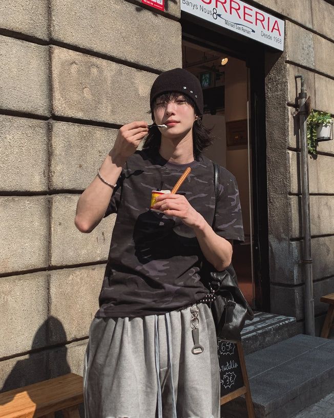 2PLAN（ツープラン）の「Mond Camo Short Sleeve T-shirt（Tops）」