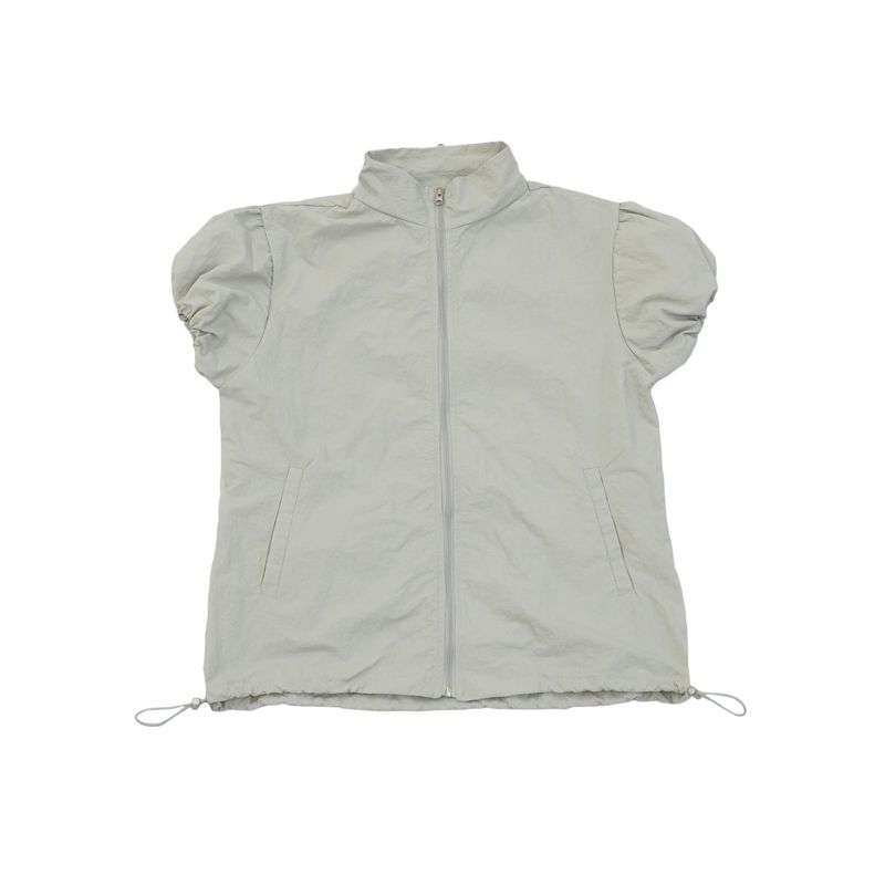 puff sleeve nylon tops