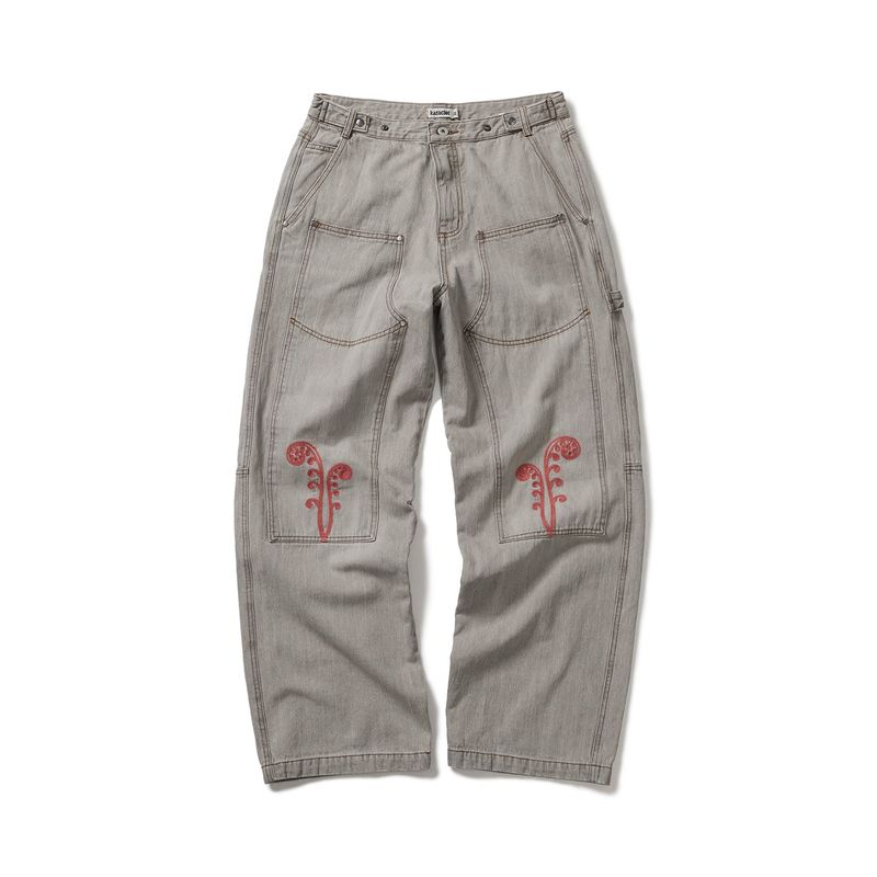 karactor(カラクター)の「Ptery double knee pants / Light gray(Pants)」
