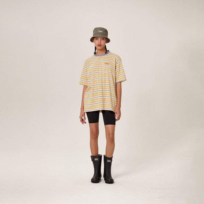 Dazzy Stripe T-Shirt Yellow