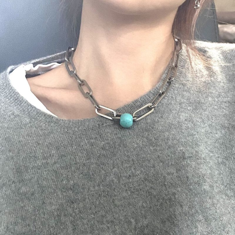 hard gemstone necklace