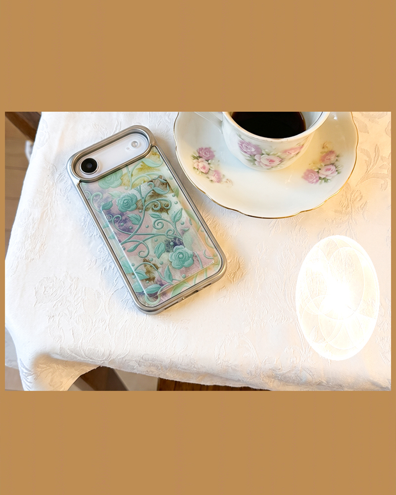 flatf (beige) magsafe card pocket 