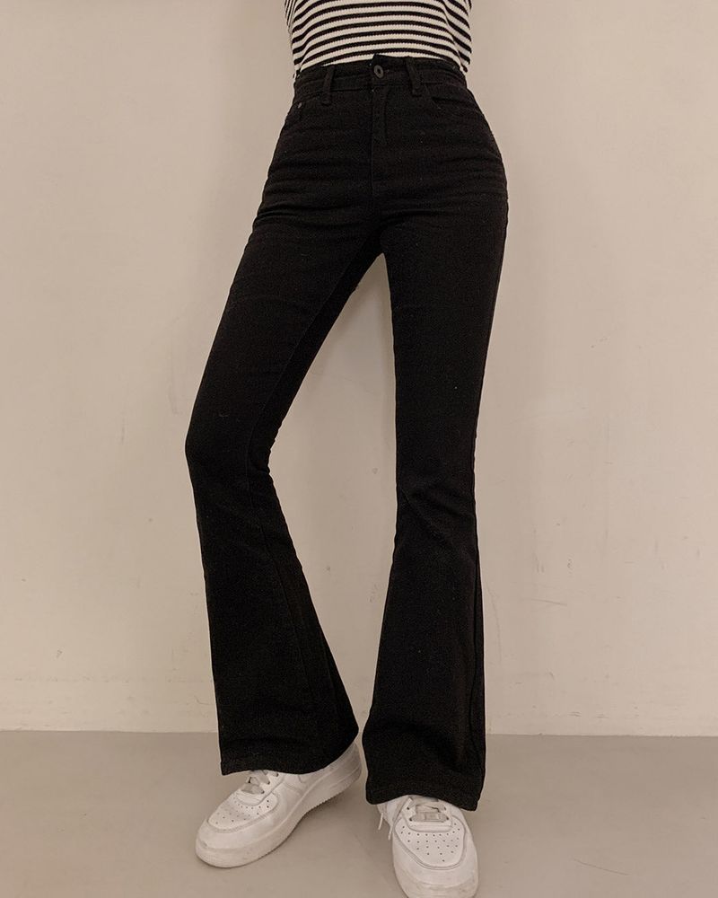 Bootcut denim pants