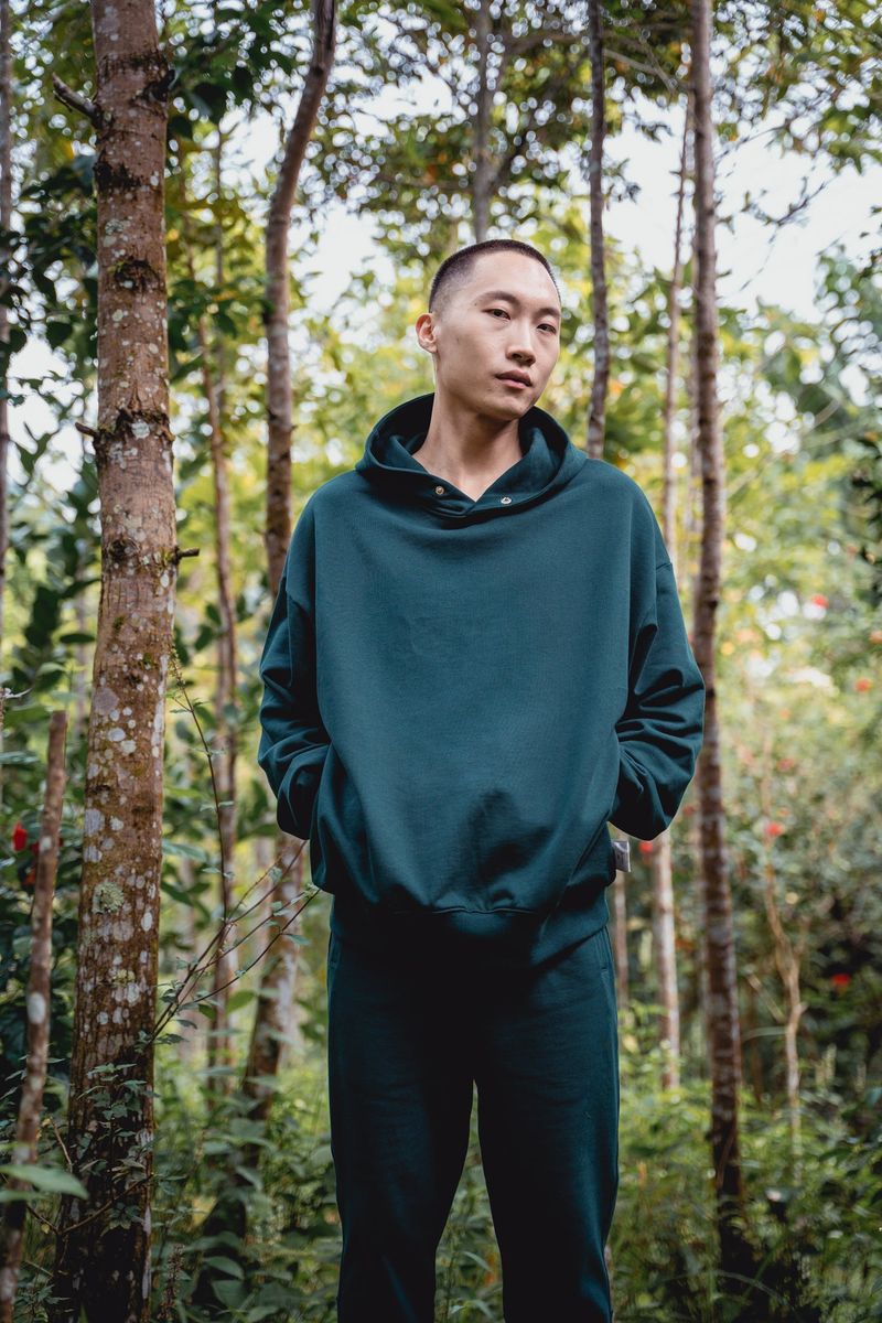 Blanks Hoodie | Dark Green