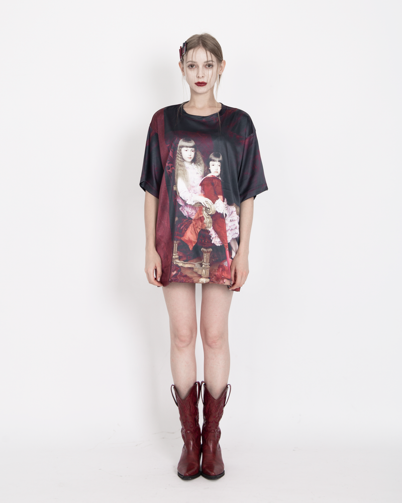 SATIN OVERSIZE T-SHIRT #CHERISH