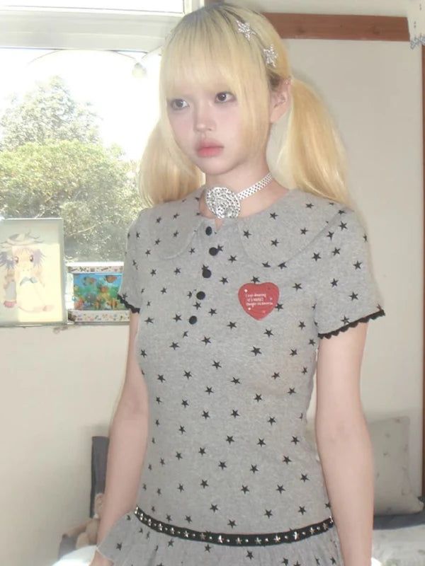 [Hashtag DDD] puffy star cake dress