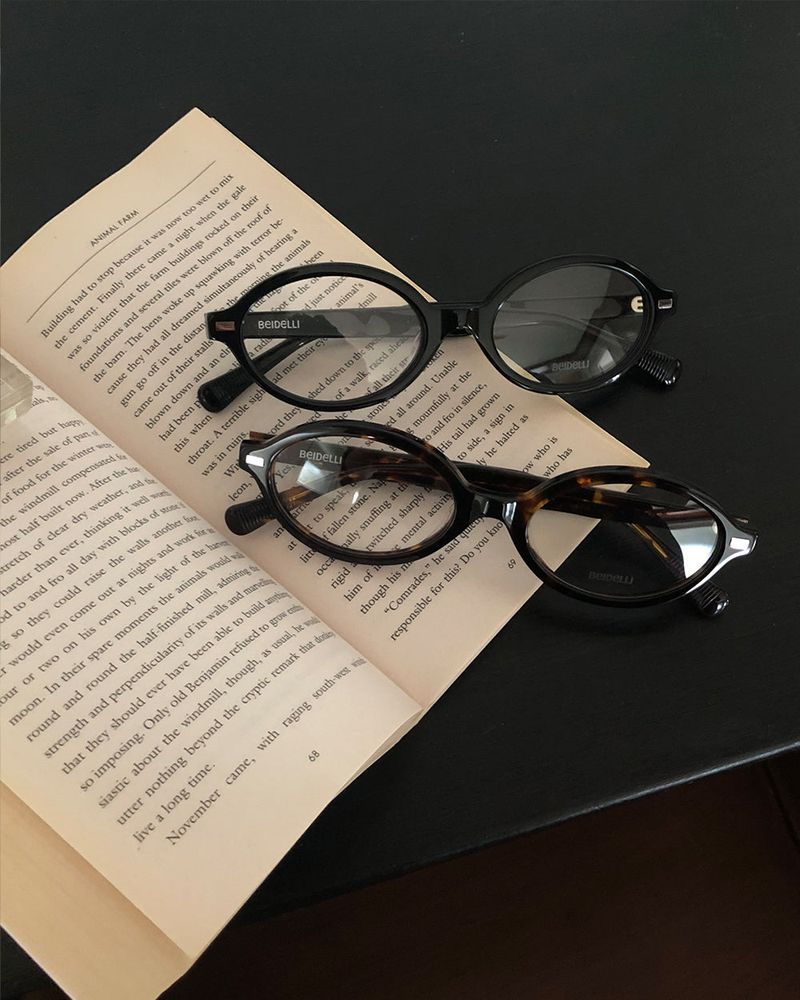 [ORIGINAL] Bay Round Acetate Frame Glasses