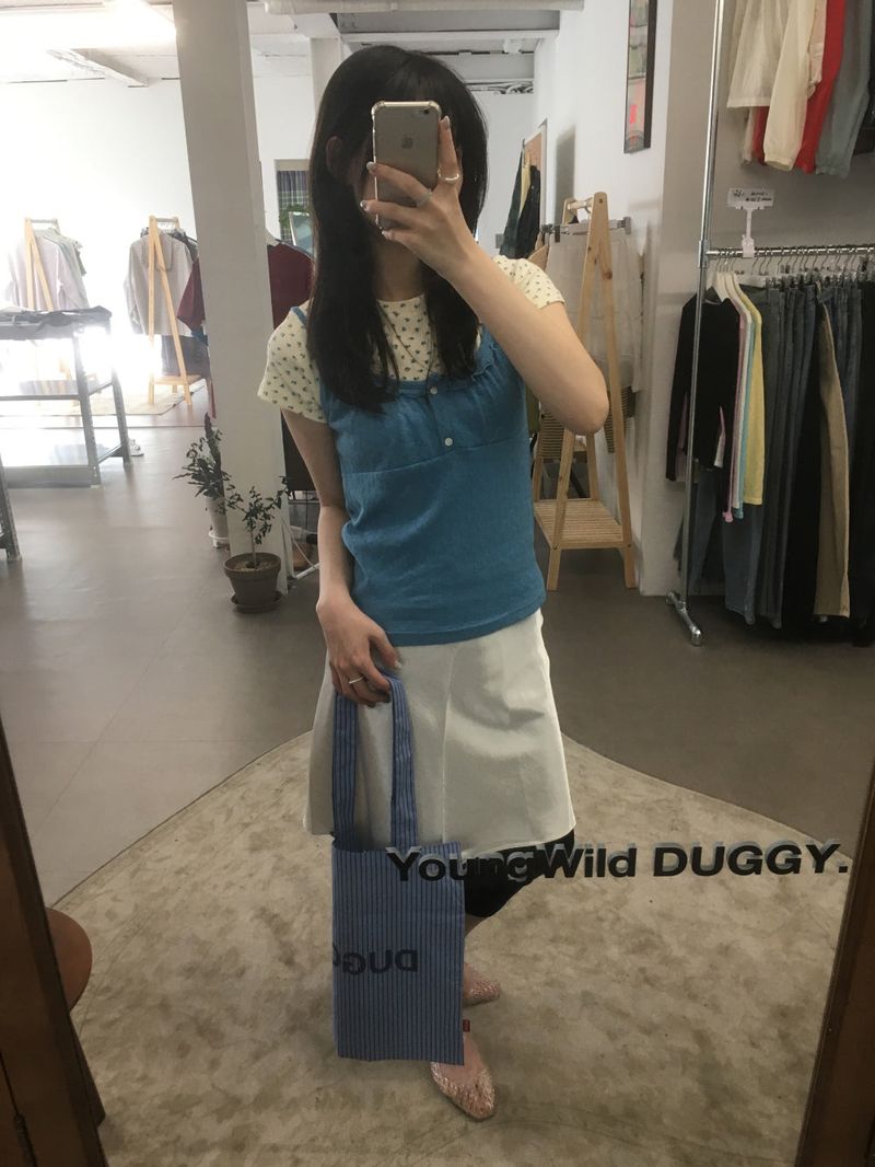 Cité slip midi skirt (5color)