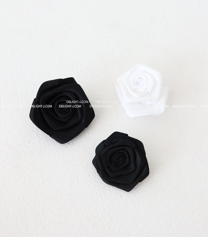 Rose Cosage 3ps Detachable Unbalanced Shoulder Sleeveless