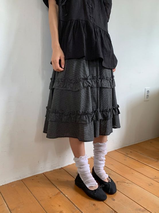 Noe Wave See-through Leg Warmers