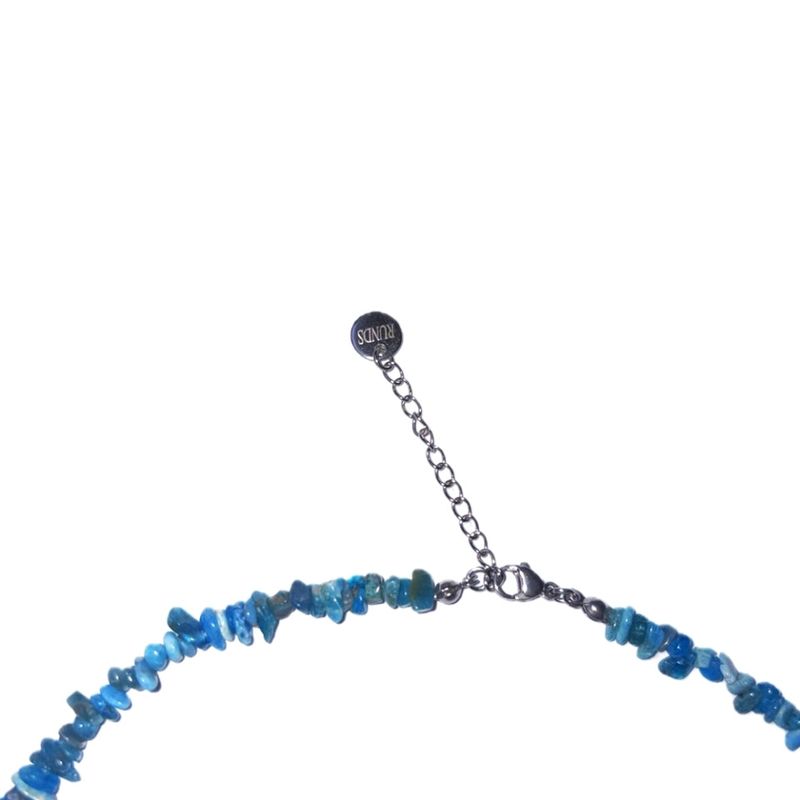 mini gemstone necklace (blue)