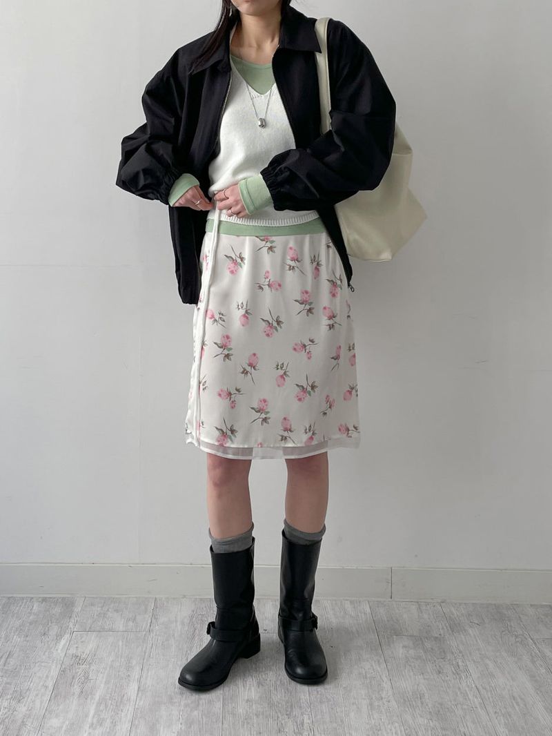 Comment Collar Loose Fit Wind Jumper