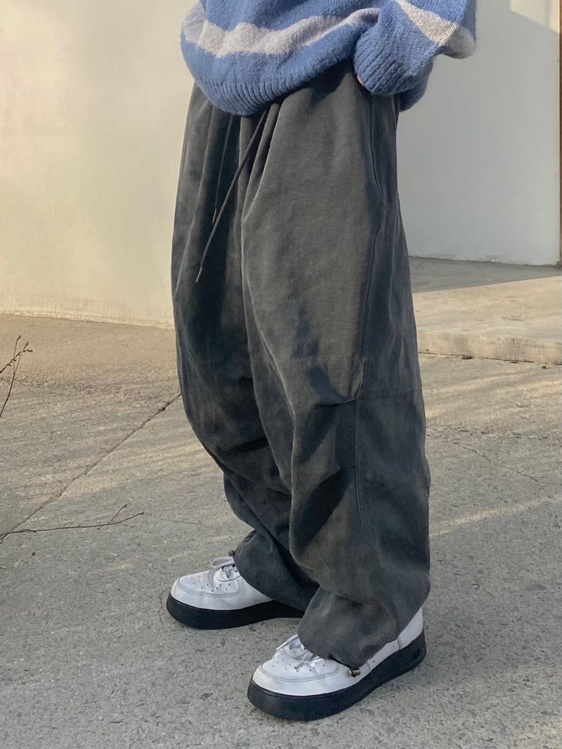 Pigment Wash Balloon Pants 3C