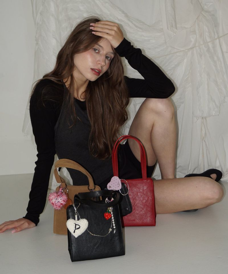 【MADE】Dotty suede mini bag [sand]