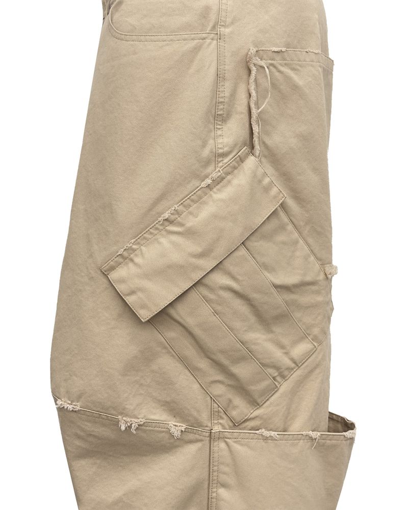 VTG BACK BOOTS CARGO SHORTS_BEIGE