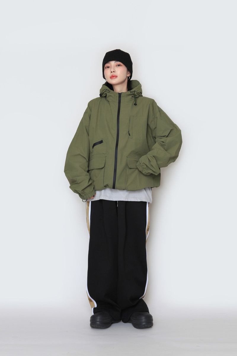 Pocket Hooded Windbreaker