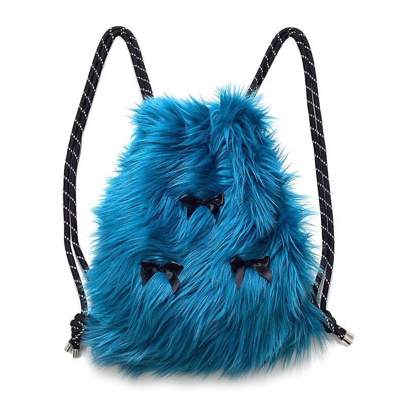 OTHER-worldly（アザーワールドリー）の「Ribbon Gym Sack [Blue Fur]（Bags）」