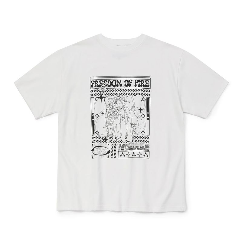 Express Holiday（エクスプレスホリデー）の「S.O.L Pigment Half T-shirt_White（Tops）」