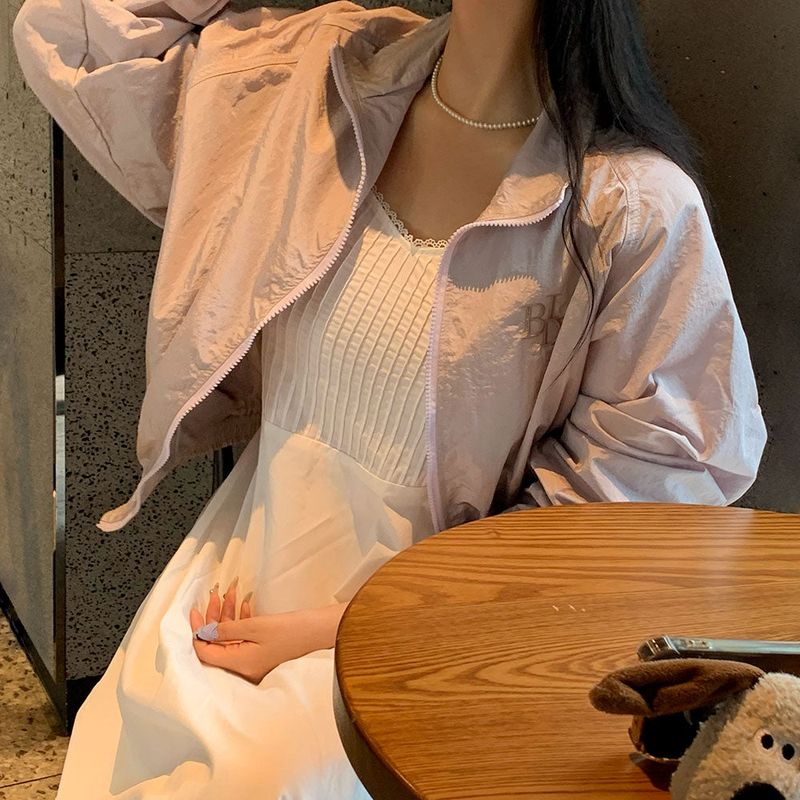 [Bellide made] Two-Way Anorak Windbreaker
