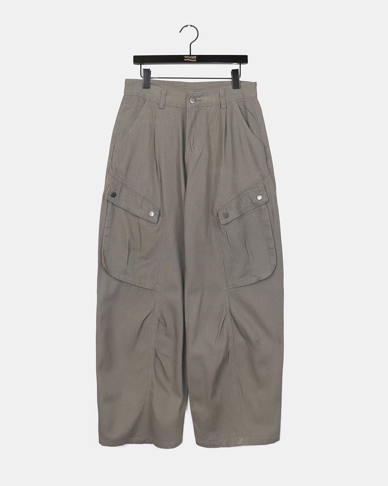 Pekham Vintage Pocket Wide Cargo Pants
