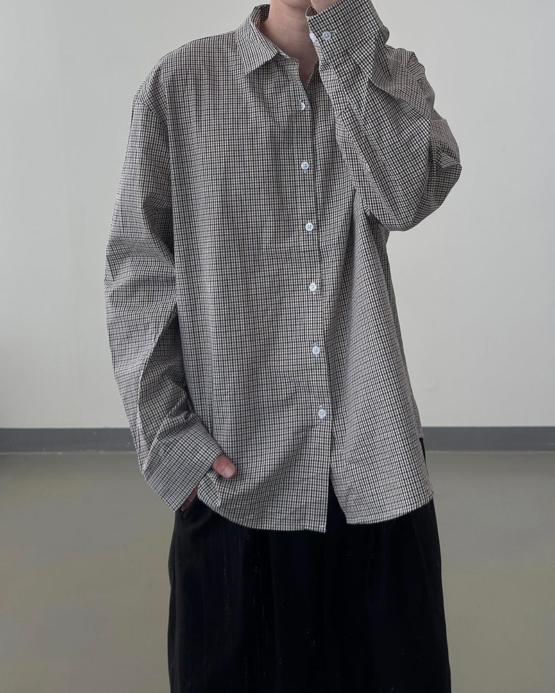 Better Mini-Check Cotton Shirt