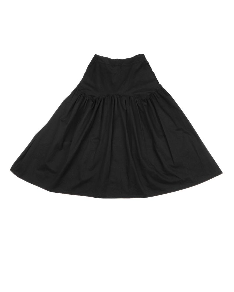 POCKET LINE COTTON SKIRT