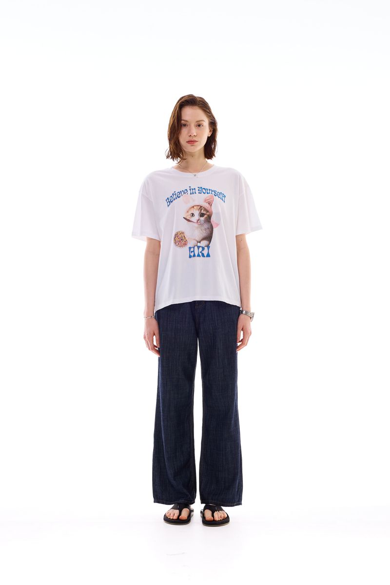 RABBIT CAT T-SHIRT