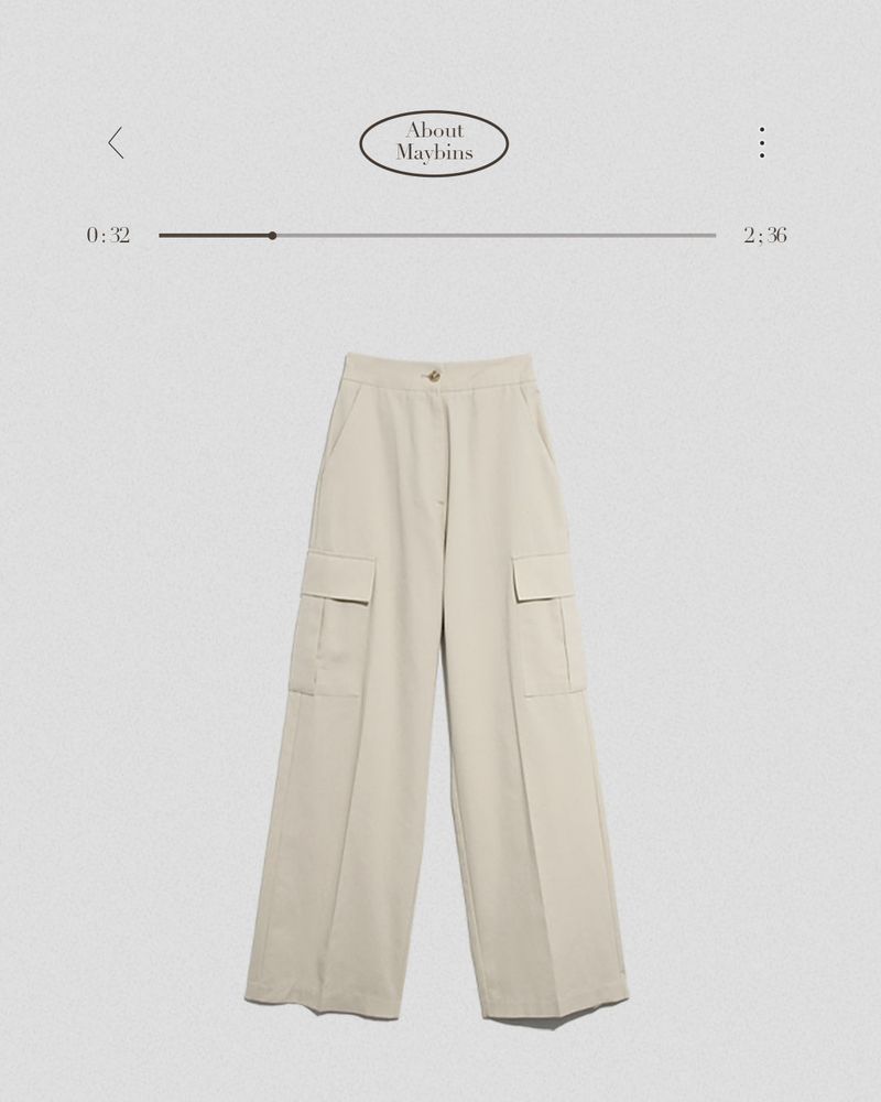 [MADE] Tammy Cargo Wide Pants