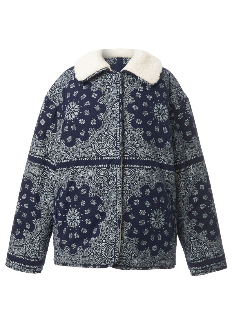 PAISELY REVERSIBLE JUMPER_NAVY