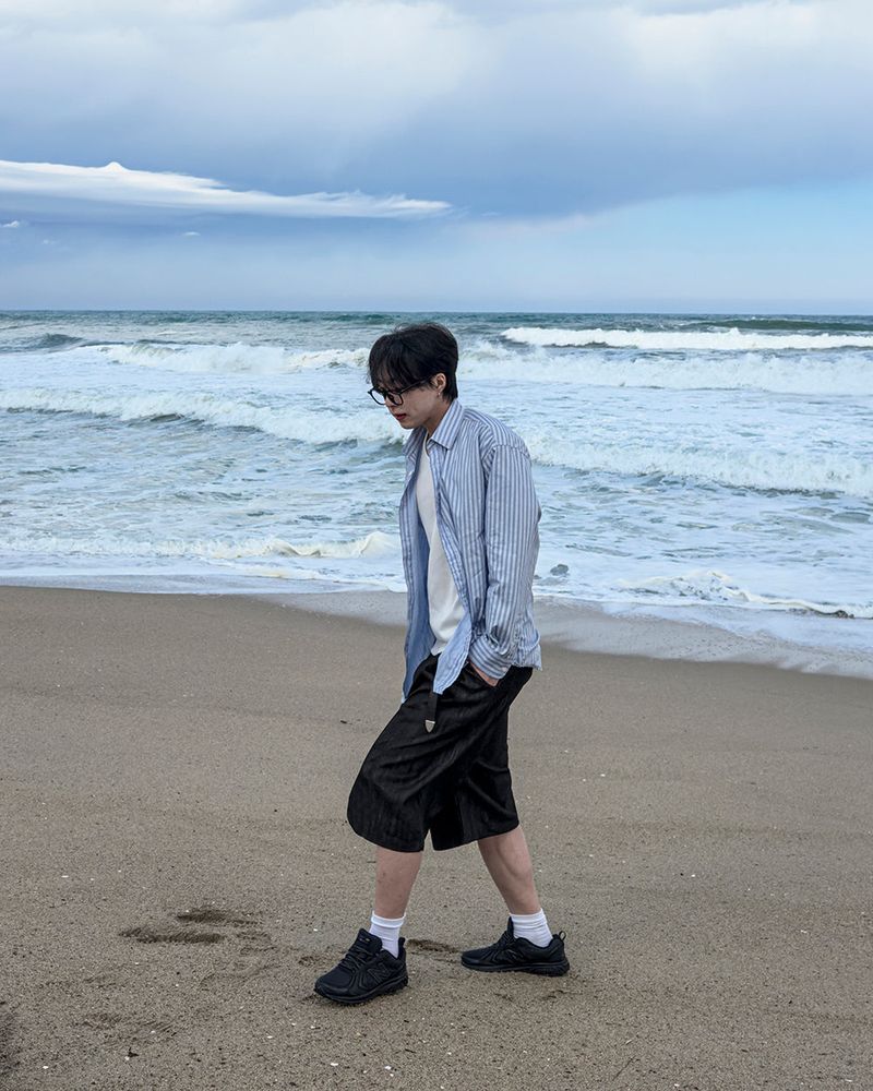Rush Bermuda Raw Denim Pants