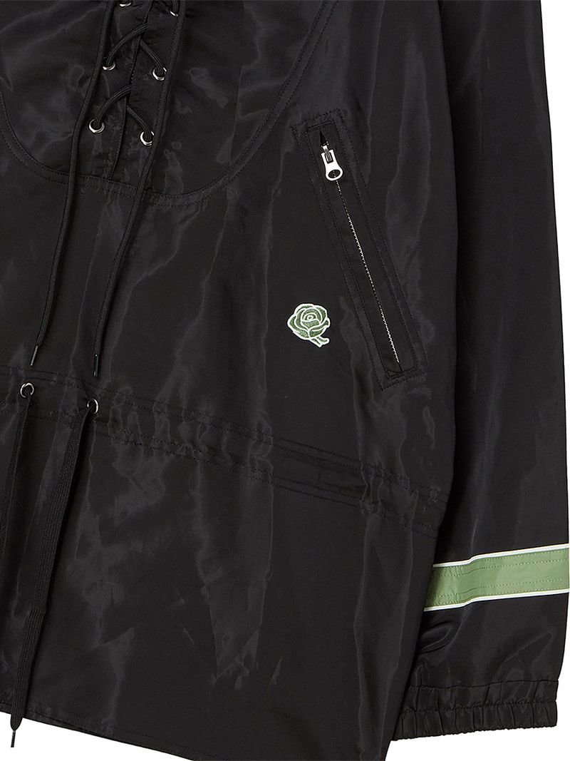 LACE UP ANORAK JACKET (BLACK)